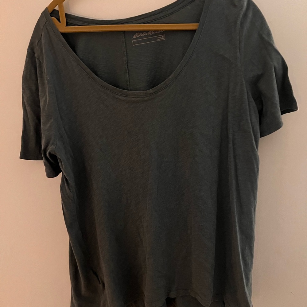Eddie Bauer Women's Green Top